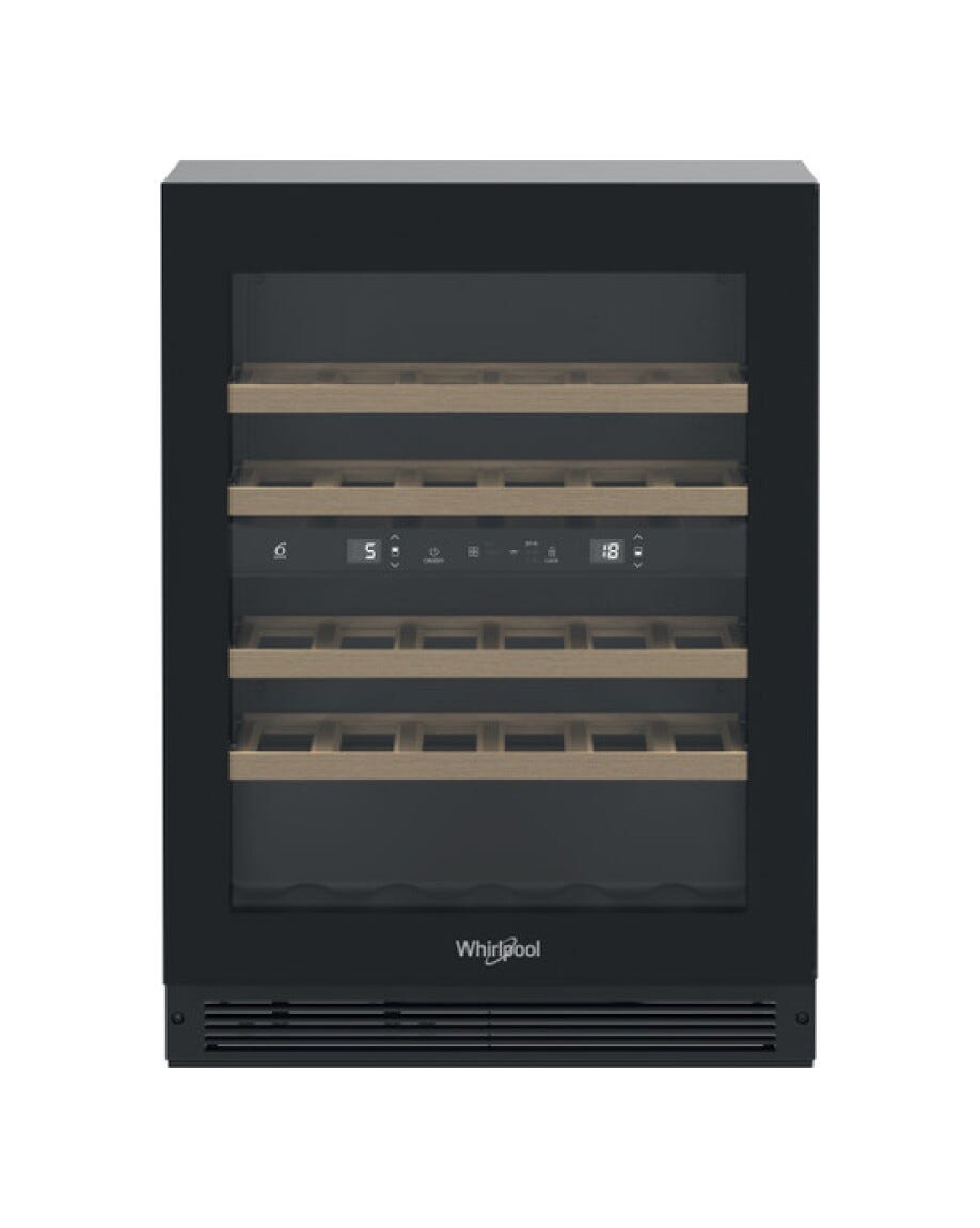 Whirlpool WHWBU60D2B Cantina vino da incasso sottotop cm. 60 - 44 bottiglie - nero