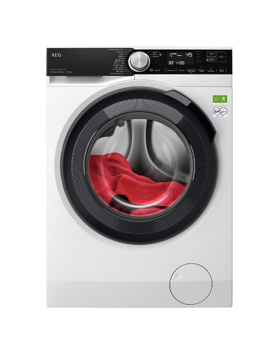 AEG LR9FA104SY serie 9000 AbsoluteCare Lavatrice cm. 60 - capacità 10 kg - bianco
