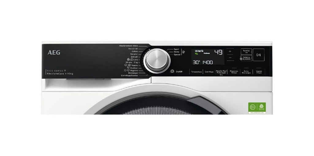 AEG LR9FA104SY serie 9000 AbsoluteCare Lavatrice cm. 60 - capacità 10 kg - bianco