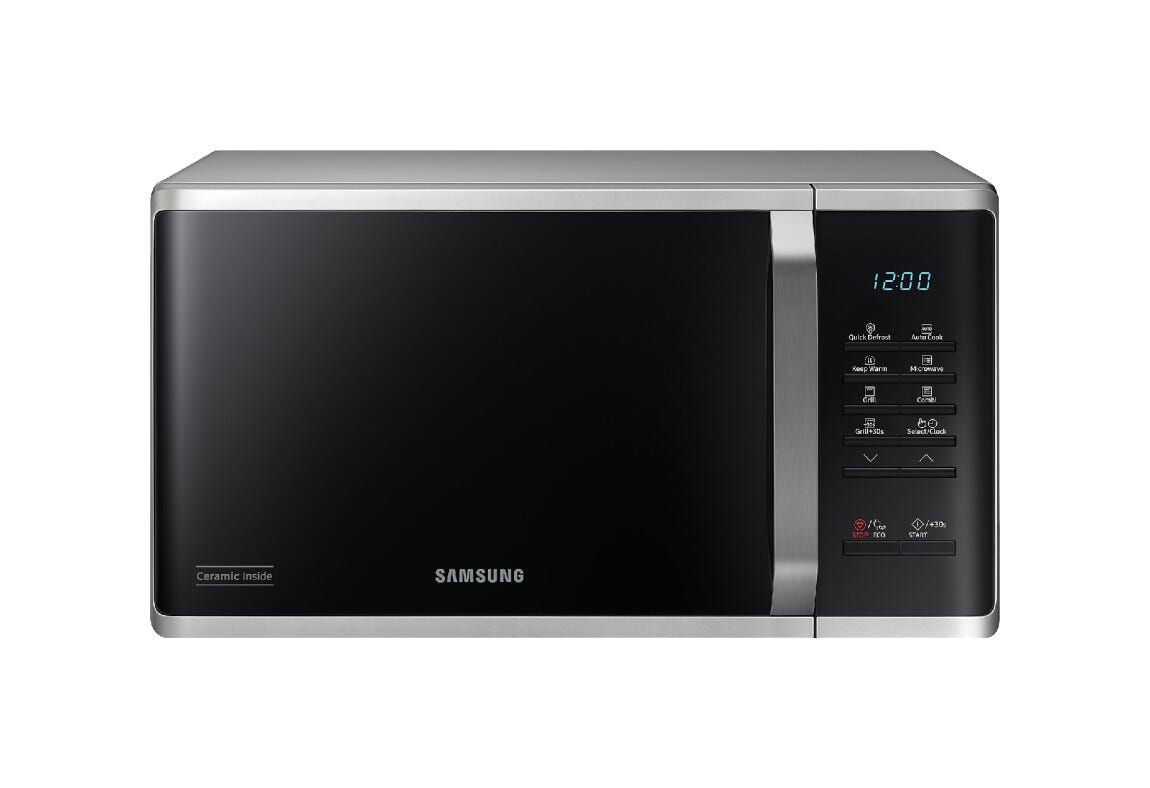 Samsung MG23K3523AS/E2 Forno a microonde cm. 49 - argento