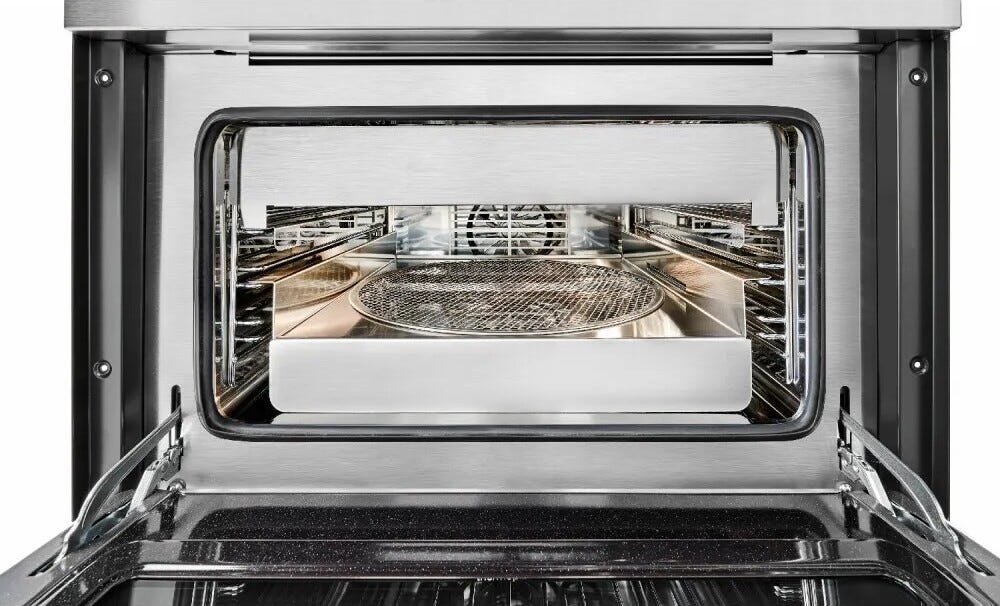 ILVE 645STZ41 Professional Plus Forno elettrico compatto multifunzione 400 °C (Pizza Party) cm 60 h 45 - inox