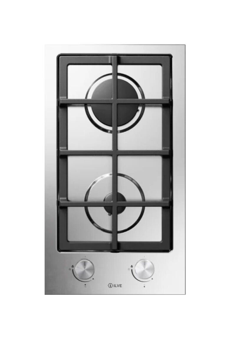 ILVE HCS30K Professional Plus Piano cottura a gas cm 30 - inox