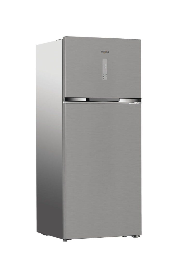 Whirlpool WHD2 6552 X4E Frigorifero con congelatore a libera installazione cm. 78 h. 188 - lt. 557 - inox