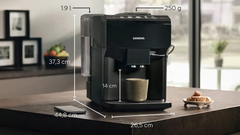 Siemens TP511R09 EQ500 Macchina per caffè automatica - nero