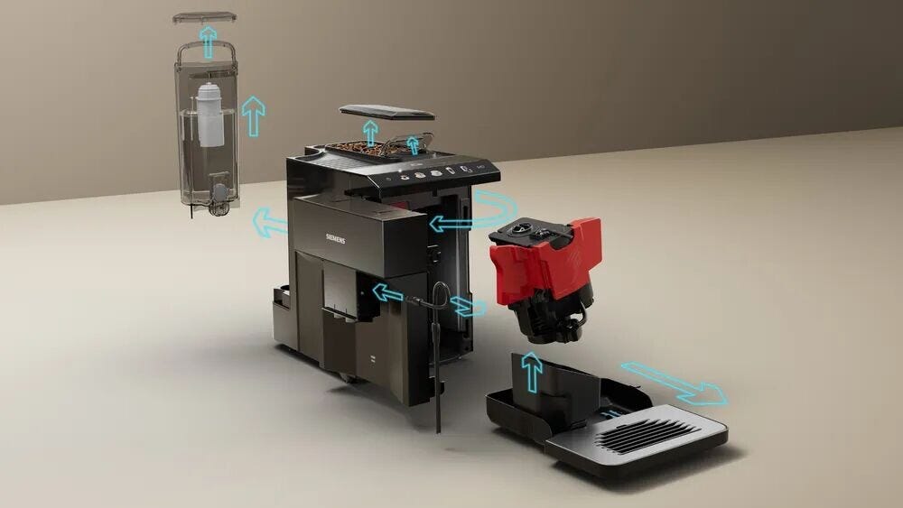 Siemens TP511R09 EQ500 Macchina per caffè automatica - nero