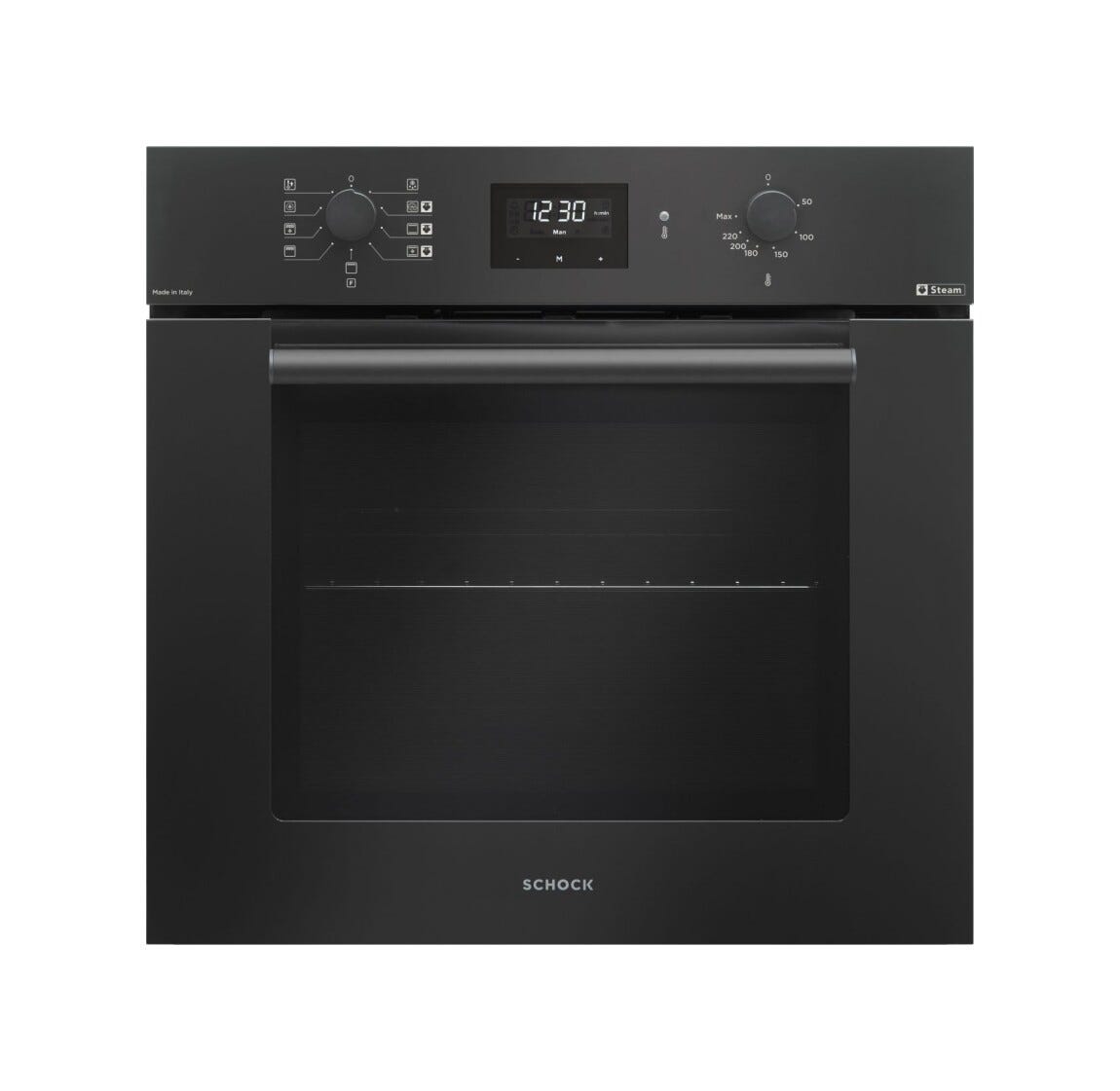 Schock SFI97BKV Industrial Forno elettrico combinato vapore cm. 60 - nero opaco