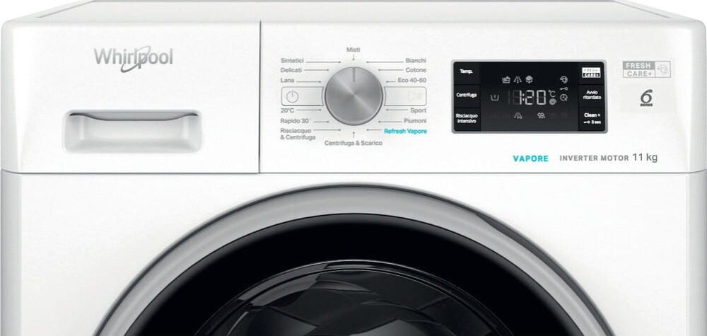 Whirlpool FFB 1148 BSV IT Lavatrice cm. 60 - capacità 11 kg - bianco