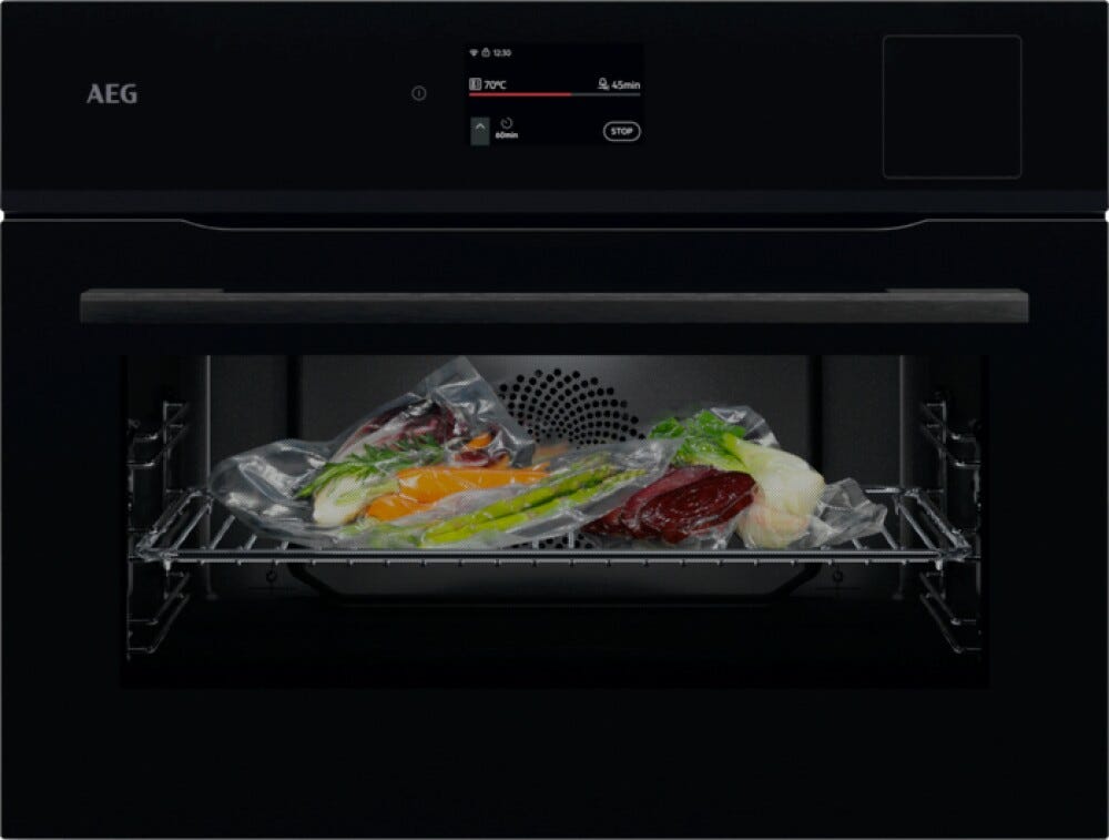 AEG NKP8S721B Serie 8000 MealAssist StemPro Forno a vapore cm. 60 h. 45 - nero