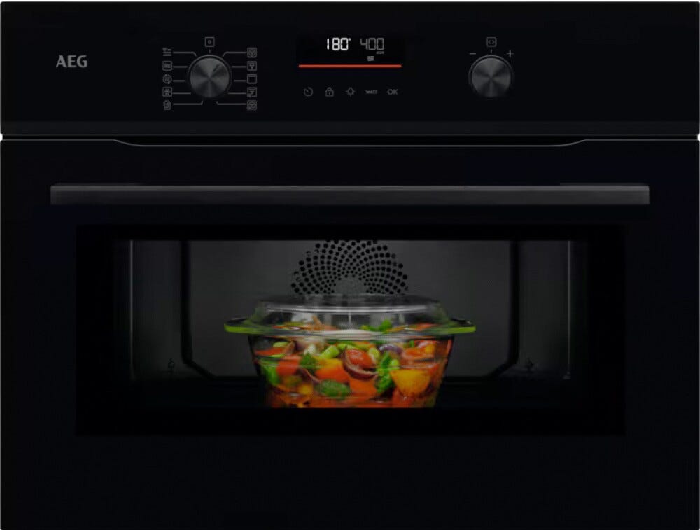 AEG NKO5N401B Serie 5000 Combiair Forno combinato a microonde cm. 60 h. 46 - nero
