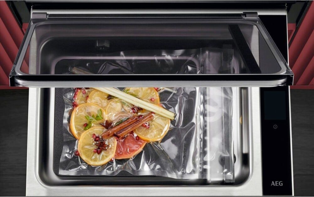 AEG NKV914B Cassetto sottovuoto da incasso cm. 60 h. 14 - nero