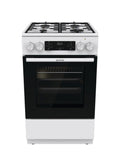 Gorenje GK5C42WH G600 Cucina da accosto cm. 50 - 4 zone a gas + 1 forno elettrico - bianco