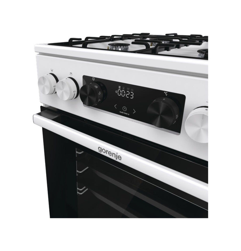 Gorenje GK5C42WH G600 Cucina da accosto cm. 50 - 4 zone a gas + 1 forno elettrico - bianco