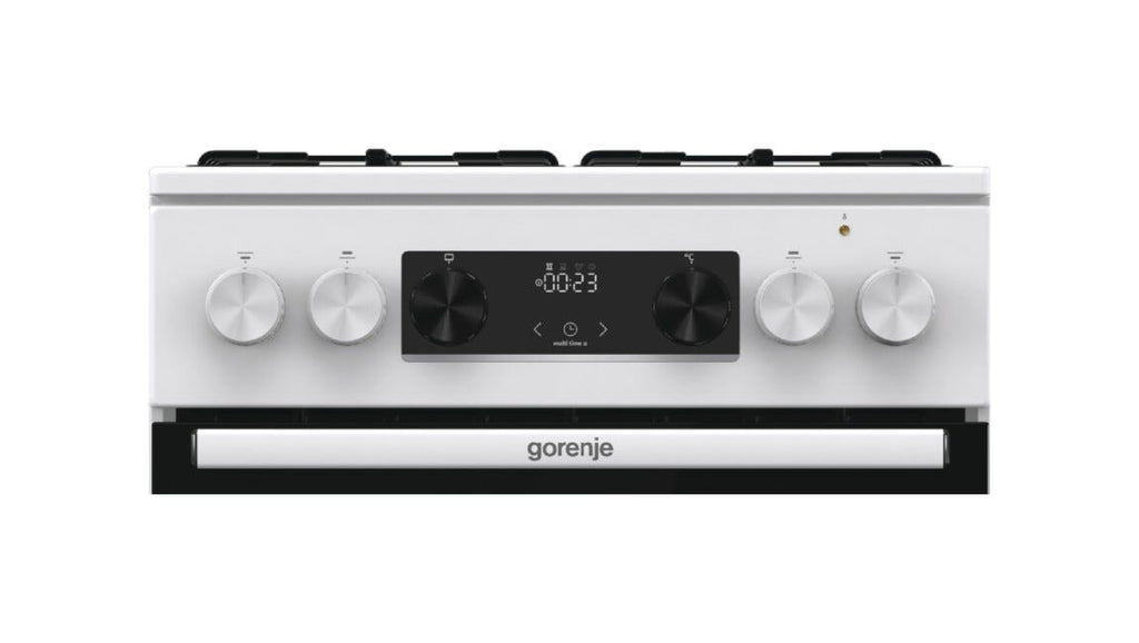 Gorenje GK5C42WH G600 Cucina da accosto cm. 50 - 4 zone a gas + 1 forno elettrico - bianco