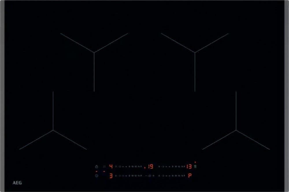 AEG OIO84A00FB Serie 5000 Piano cottura a induzione cm. 80 - vetroceramica nero