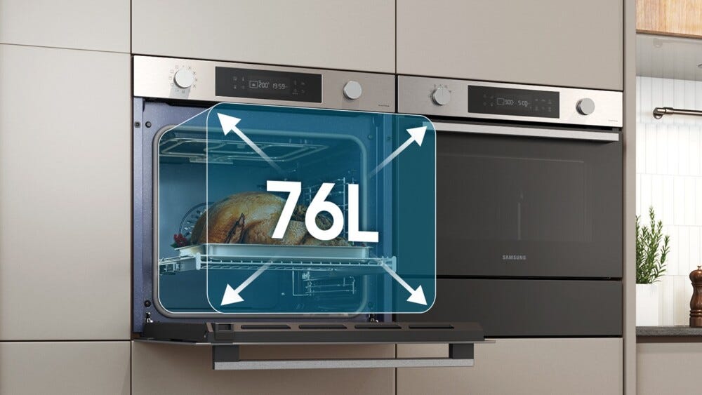 Samsung NV7B41301AS/U3 Forno elettrico pirolitico cm. 60 - inox