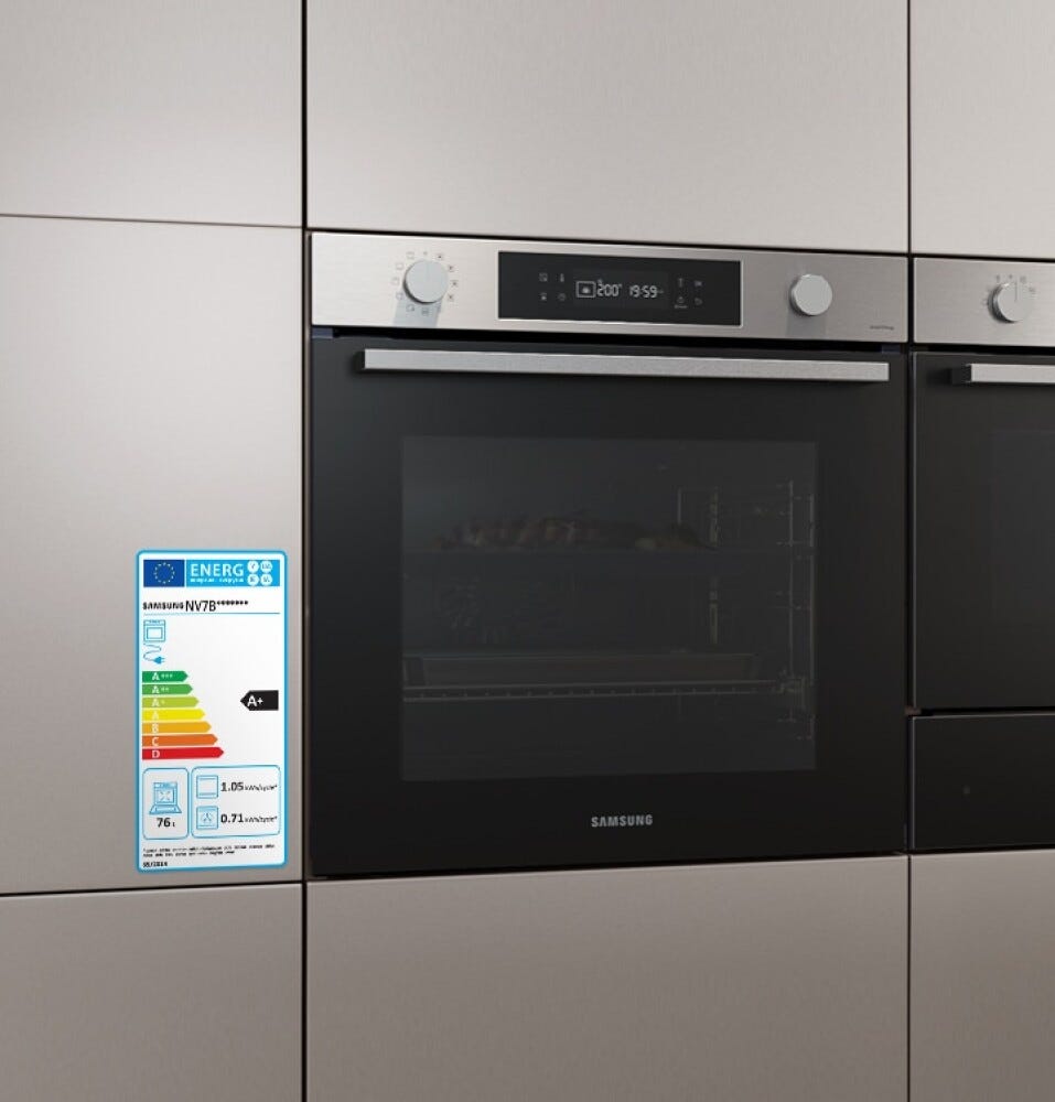 Samsung NV7B41301AS/U3 Forno elettrico pirolitico cm. 60 - inox