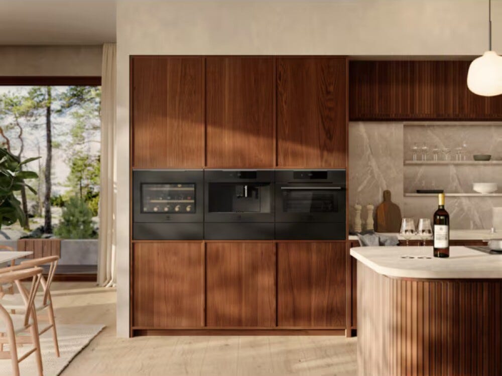 Electrolux KBW6H Serie 800 Cantina vino da incasso cm. 56 h. 44 - 15 bottiglie - nero