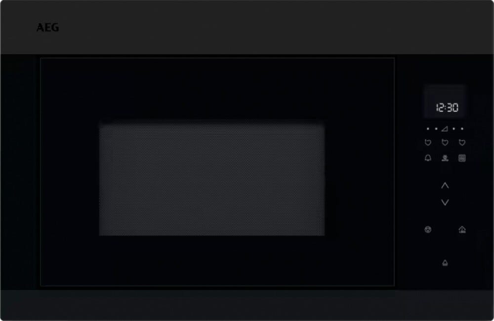 AEG OMB6G261TT Forno a microonde con grill da incasso cm. 60 h. 39 - Black Matt Glass