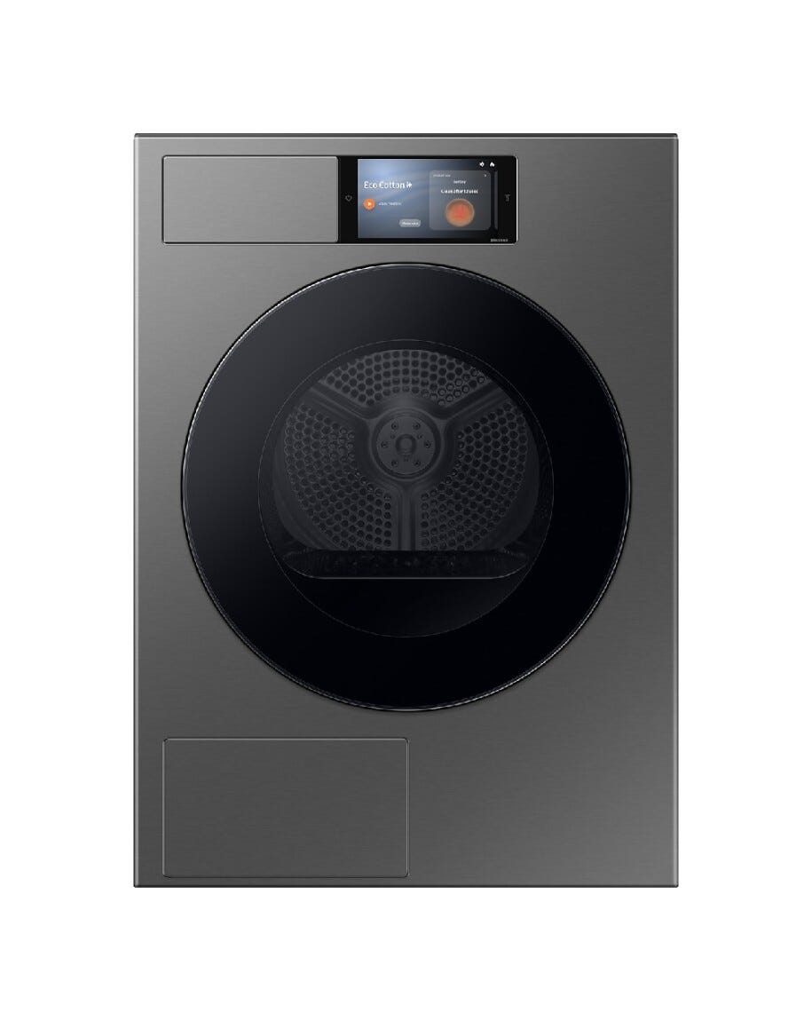 Samsung DV90F09F4SU3 Bespoke AI Laundry Asciugatrice cm. 60 - capacità 9 kg - silver