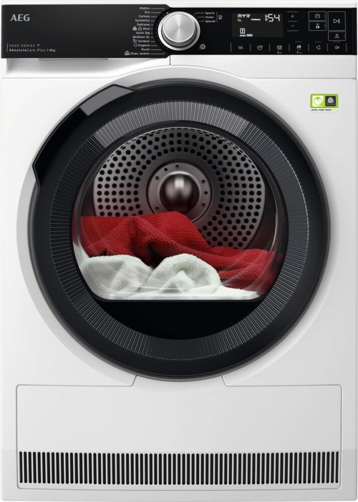 AEG TR9586CE Serie 9000 AbsoluteCare® Plus Asciugatrice cm. 60 - capacità 8 kg - bianco
