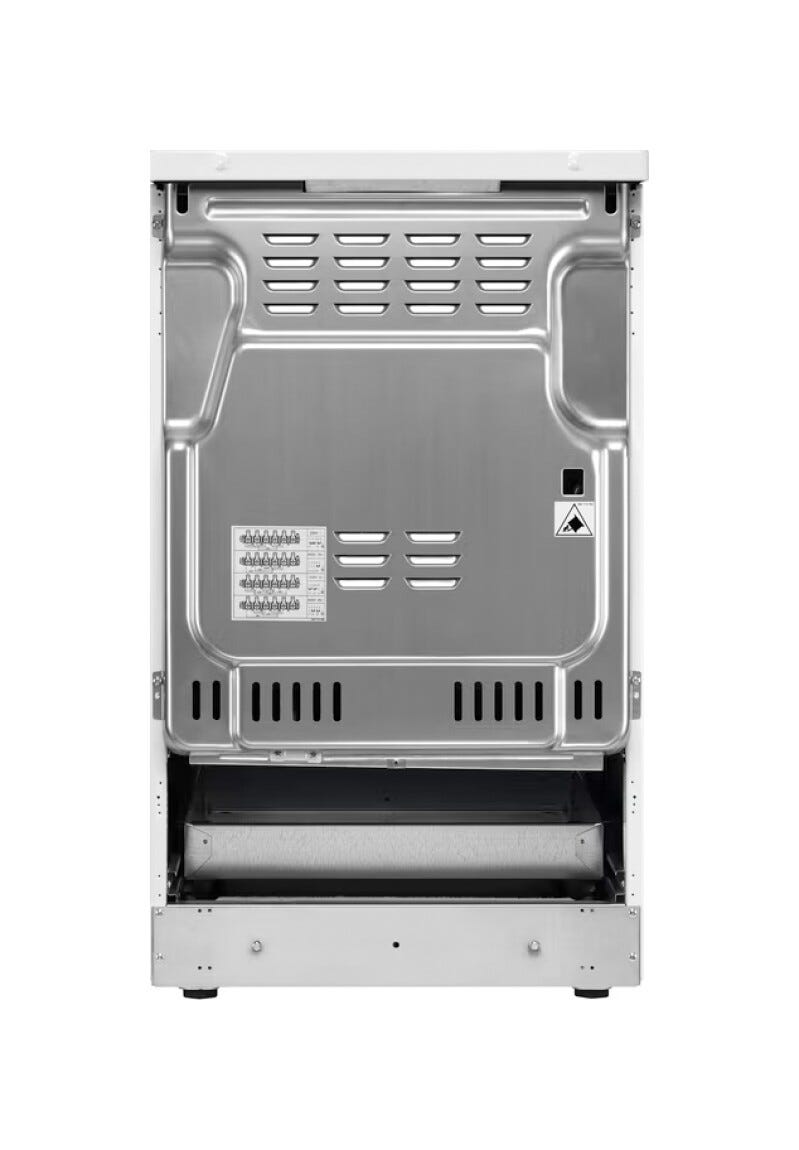AEG CIB56491BM Cucina da accosto cm. 50x60 - 4 zone induzione + 1 forno elettrico - inox/nero