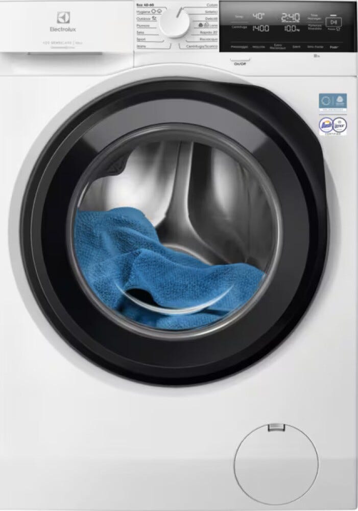 Electrolux EW6F310V Serie 600 SensiCare UniversalDose Lavatrice cm. 60 - capacità 10 kg - bianco