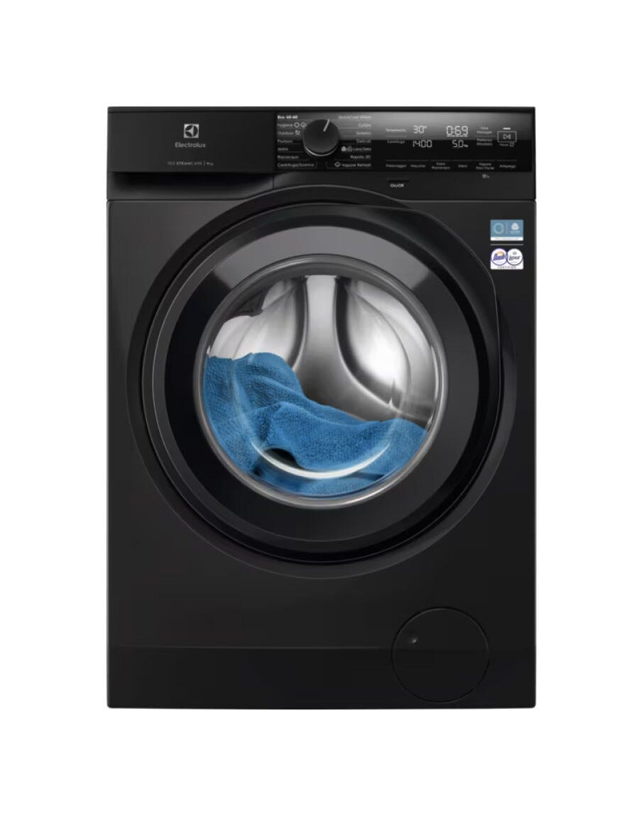 Electrolux EW7F49DG serie 700 SteamCare Lavatrice cm. 60 - capacità 9 kg - nero