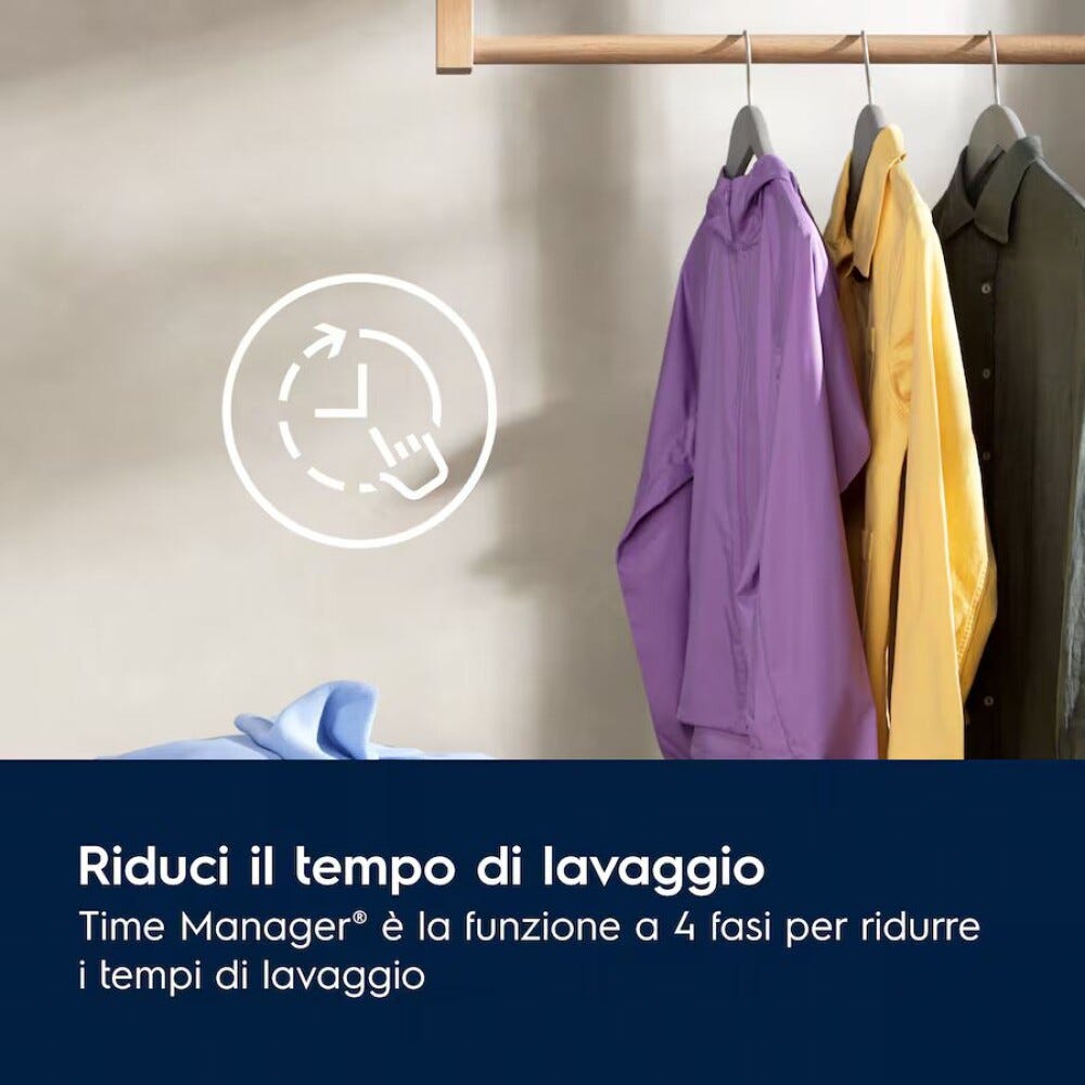 Electrolux EW7F49DG serie 700 SteamCare Lavatrice cm. 60 - capacità 9 kg - nero