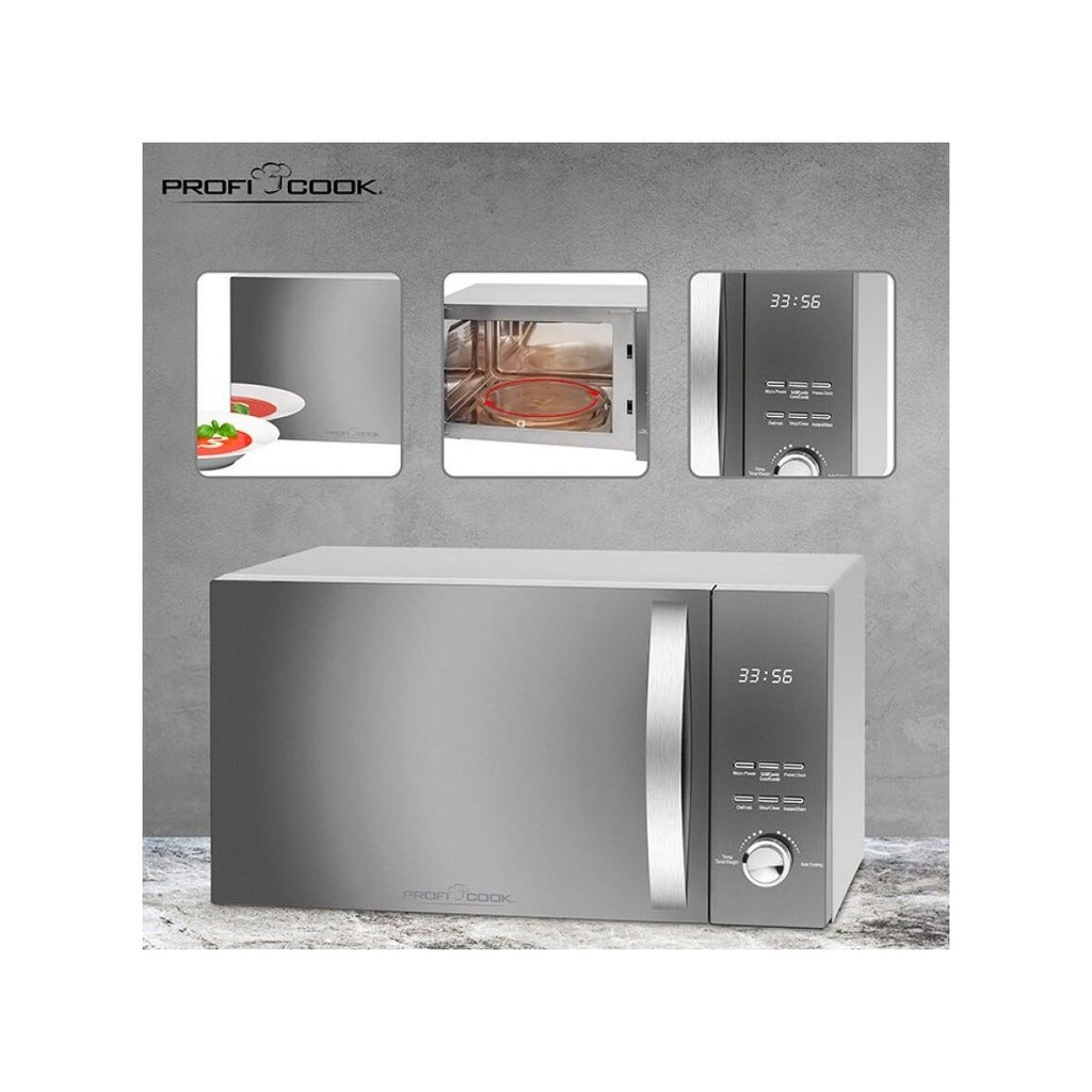Proficook PCMWG1176 Forno a microonde cm. 54,2 - argento