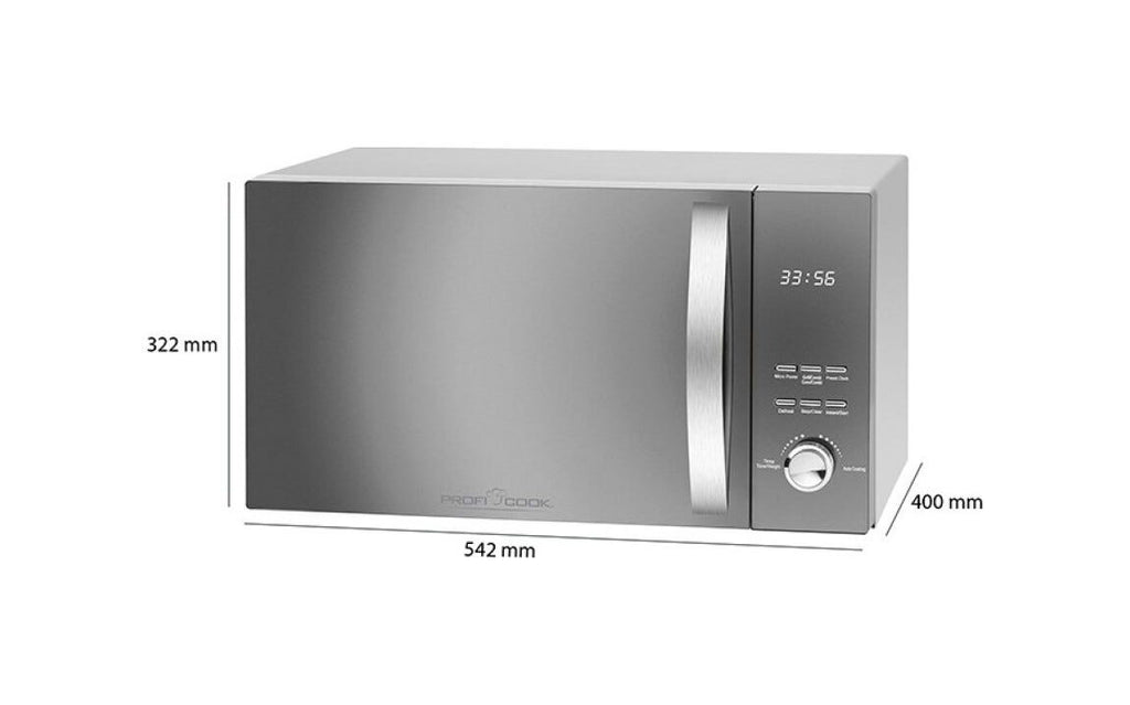 Proficook PCMWG1176 Forno a microonde cm. 54,2 - argento