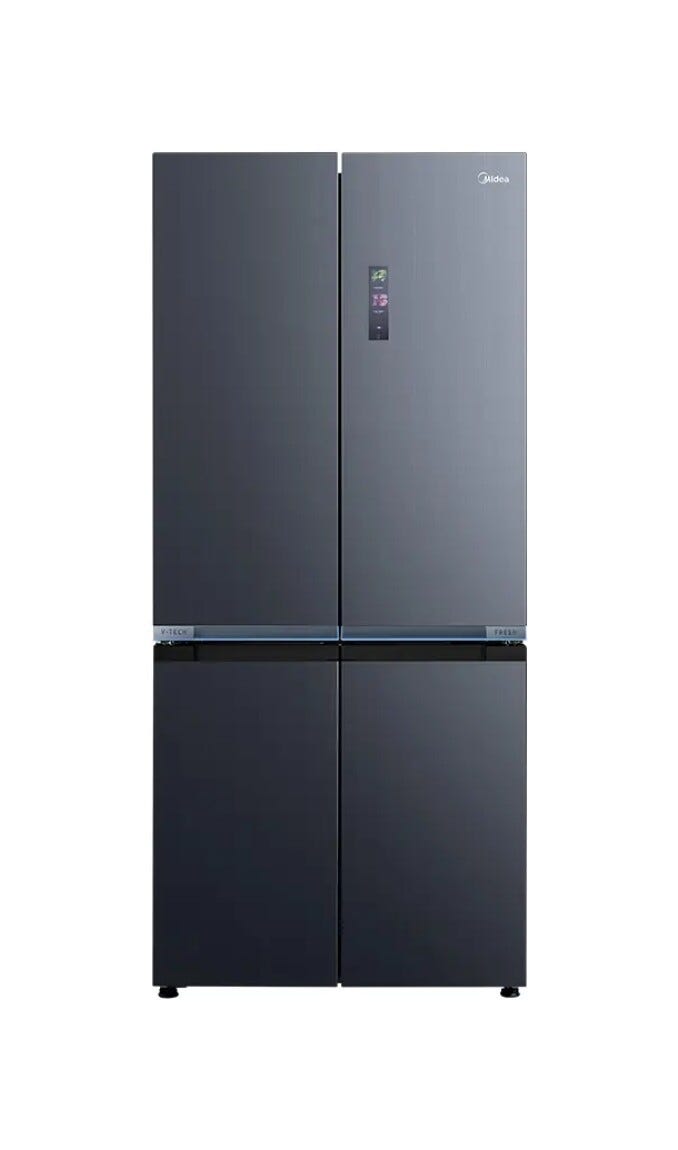 Midea MDRM706BIE70 Frigorifero con congelatore 4 porte - cm. 83 h. 191 - lt. 515 - vetro grigio