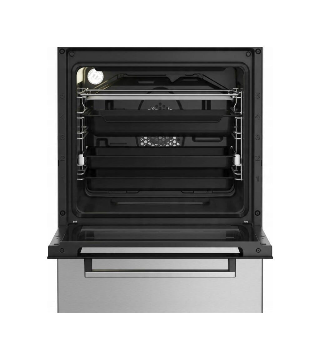 Beko FSM51332DXDT Cucina da accosto cm 50 - 4 fuochi + 1 forno elettrico - inox