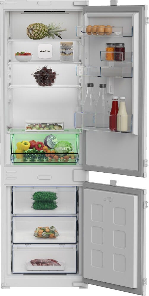Beko B3BCNA294HS Frigorifero con congelatore da incasso cm. 54 h. 178 - lt. 266