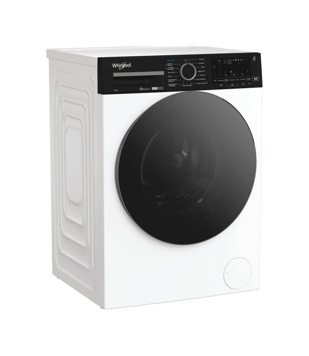 Whirlpool WPM 27W ADS IT SenseWash Lavatrice cm. 60 - capacità 12 kg - bianco