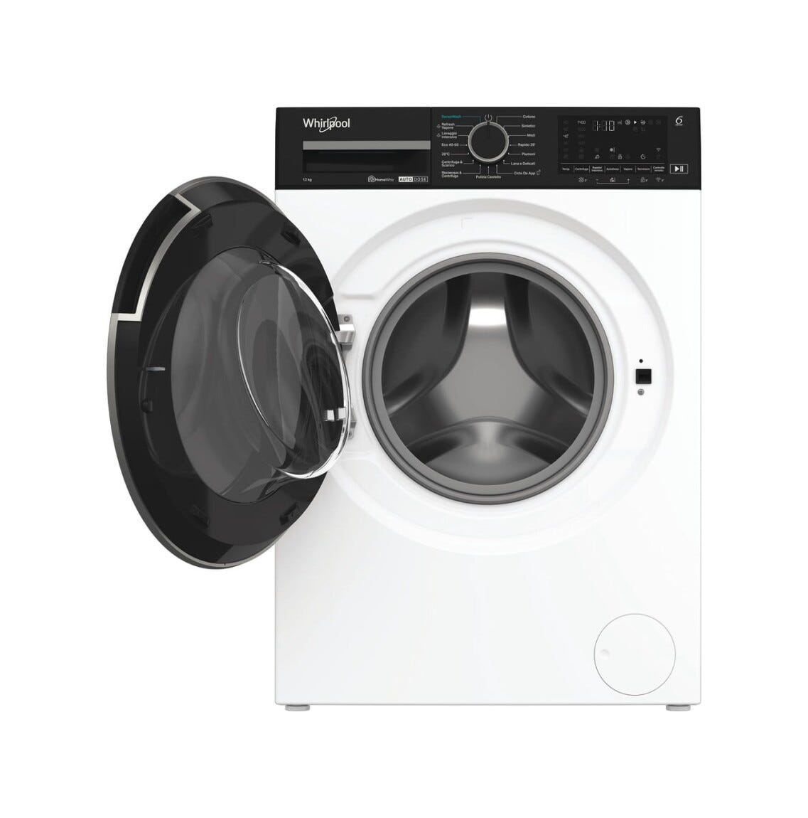 Whirlpool WPM 27W ADS IT SenseWash Lavatrice cm. 60 - capacità 12 kg - bianco
