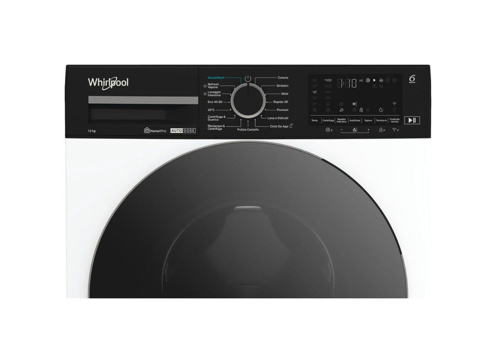 Whirlpool WPM 27W ADS IT SenseWash Lavatrice cm. 60 - capacità 12 kg - bianco