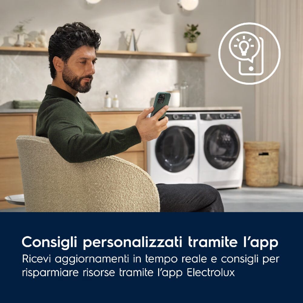 Electrolux EW8F710Y5 serie 800 UltraCare Lavatrice cm. 60 - capacità 10 kg - bianco