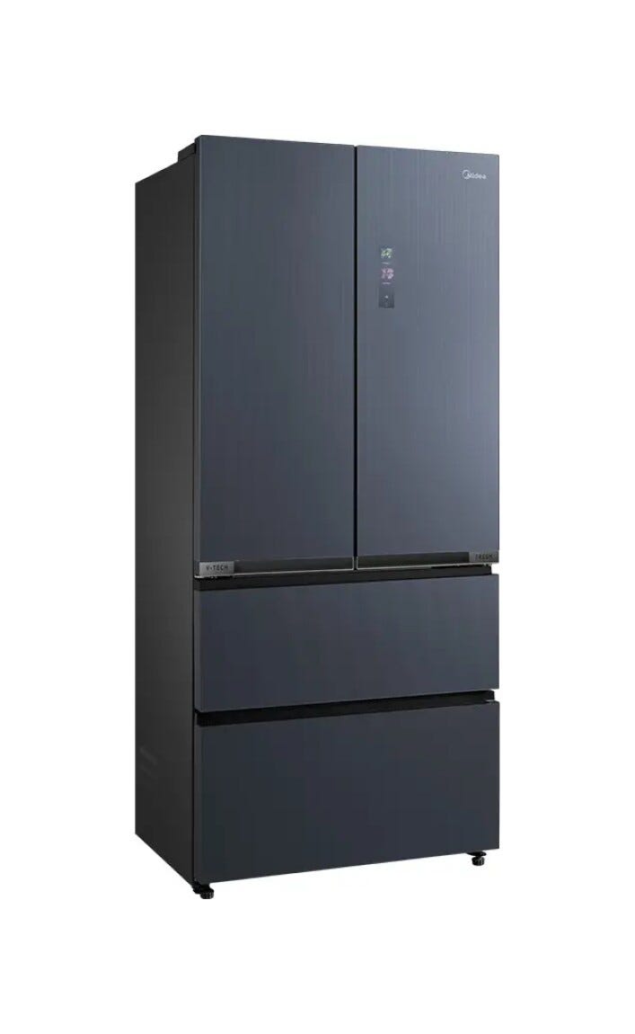 Midea MDRF705BIE70 Frigorifero con congelatore french door cm. 83 h. 191 - lt. 515 - vetro grigio