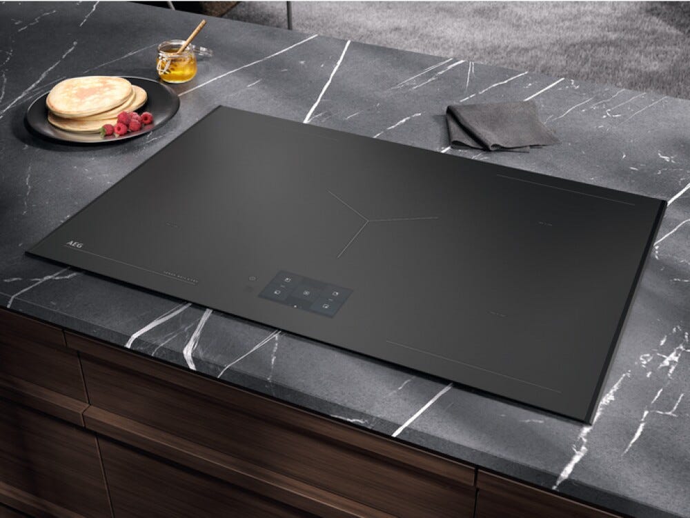 AEG NIH85M30AB Serie 8000 Hob2Hood Piano cottura a induzione cm. 80 - vetroceramica nero