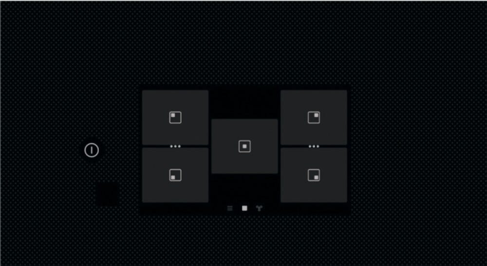 AEG NIH85M30AB Serie 8000 Hob2Hood Piano cottura a induzione cm. 80 - vetroceramica nero