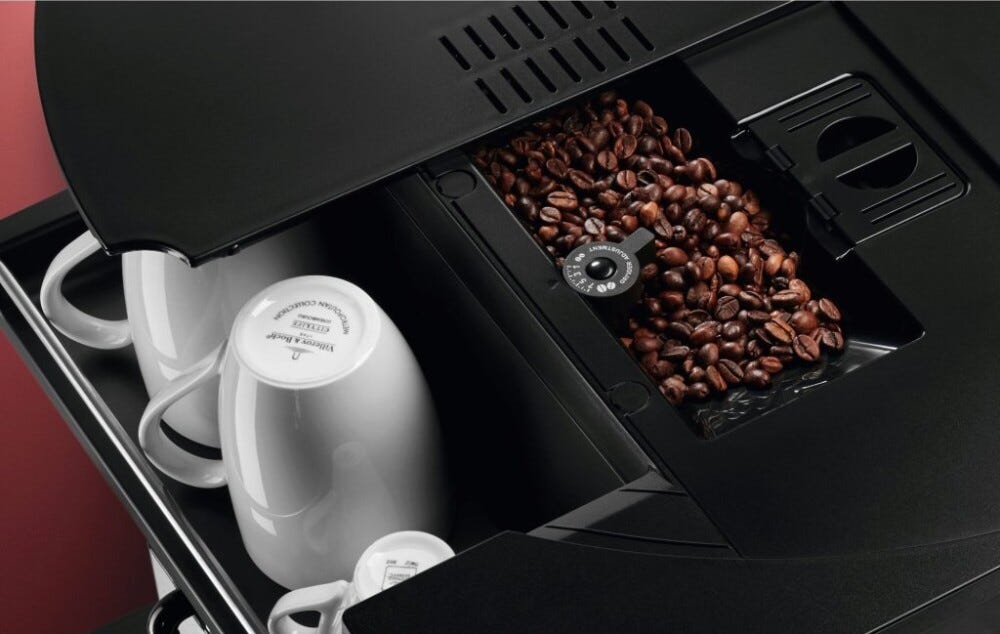 AEG NKC8N7T Macchina da caffè da incasso cm. 60 - nero opaco
