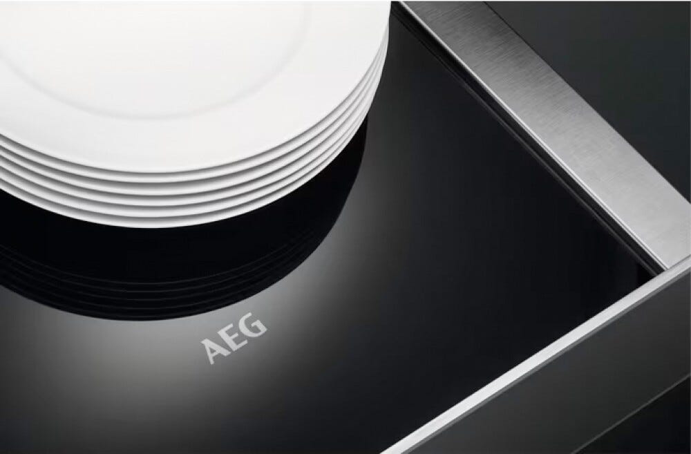 AEG NKD914T Serie 8000 Cassetto scaldavivande cm. 60 h. 14 - nero opaco