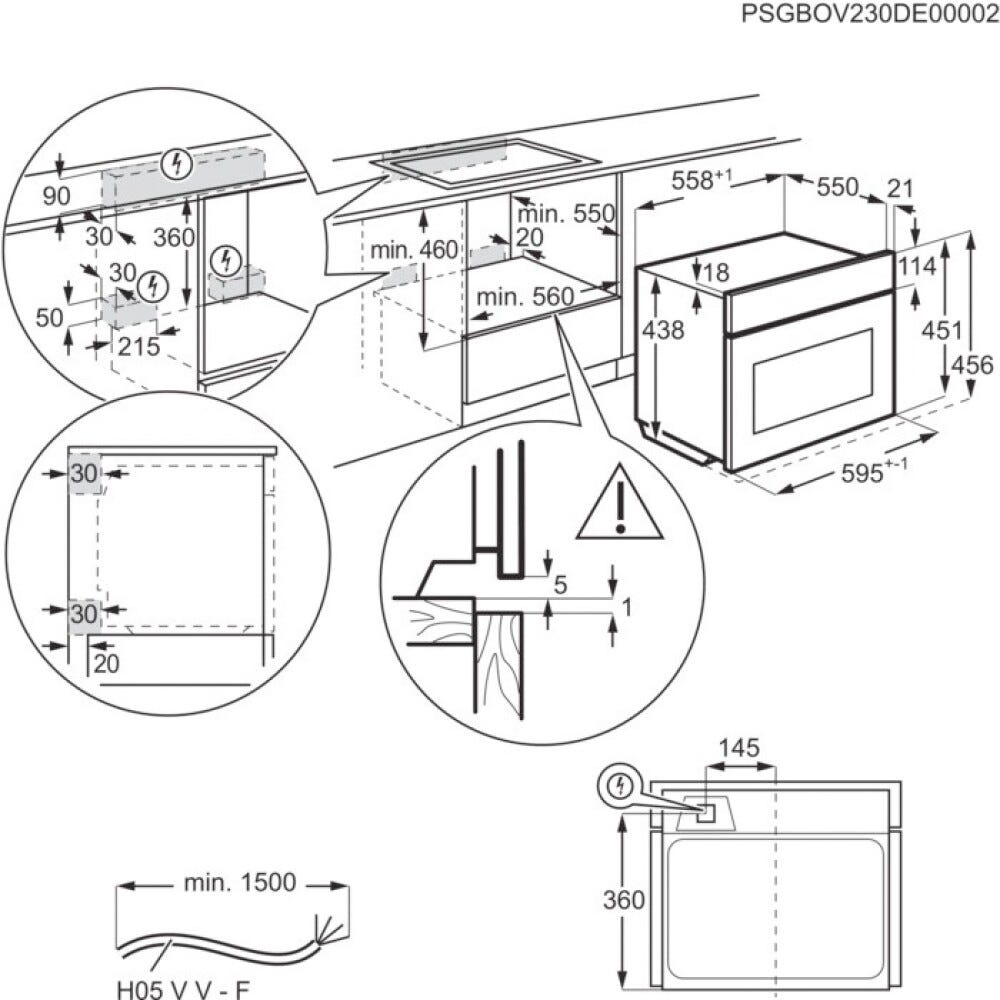 AEG NKM7N721T Serie 7000 MealAssist Forno microonde compatto, CookSmart Touch, connettività Wi-Fi, 44 litri, nero opaco