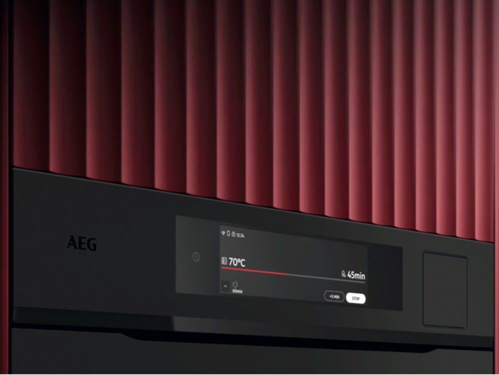 AEG NKP9S821T Serie 9000 ProAssist Forno a vapore cm. 60 h. 46 - nero opaco