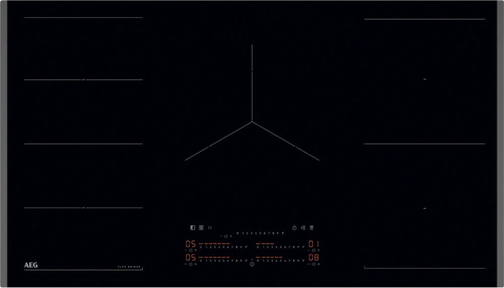 AEG TK95II08FB Serie 6000 FlexBridge Piano cottura a induzione cm. 90 - vetroceramica nero