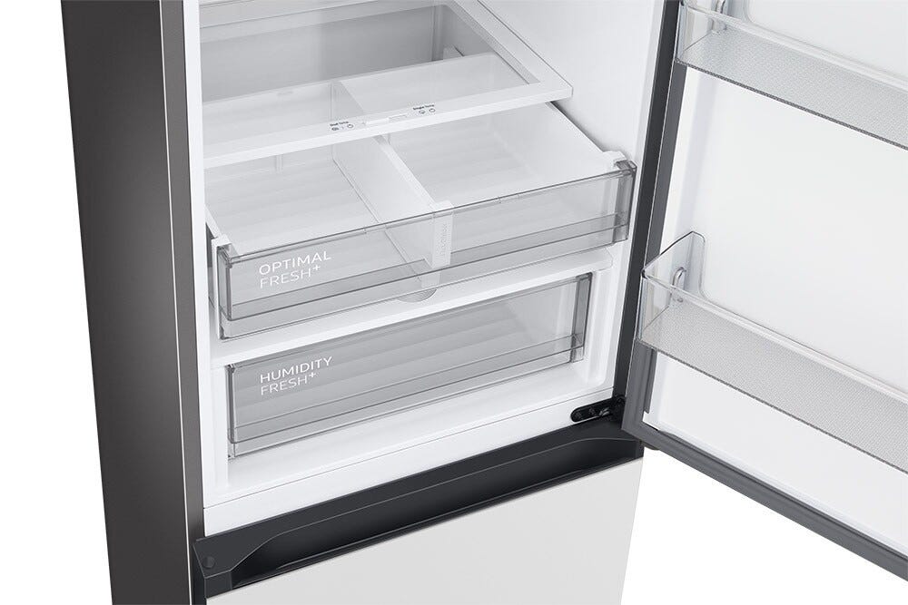 Samsung RB38C7B6D12/EF Bespoke AI Frigorifero con congelatore a libera installazione cm. 60 h. 203 - lt. 390 - bianco