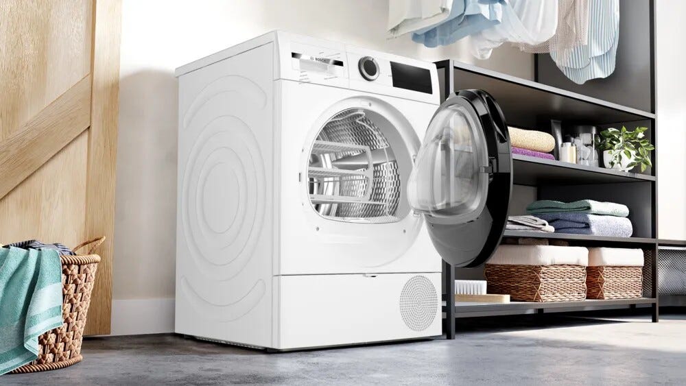 Bosch WQG24201IT 6 Asciugatrice cm. 60 - capacità 9 kg - bianco