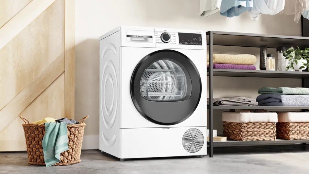 Bosch WQG24201IT 6 Asciugatrice cm. 60 - capacità 9 kg - bianco