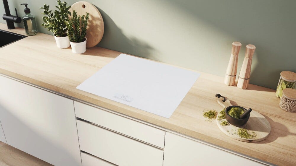 Bosch PUE612BB1E 6 Piano cottura a induzione cm. 59 - vetroceramica bianco