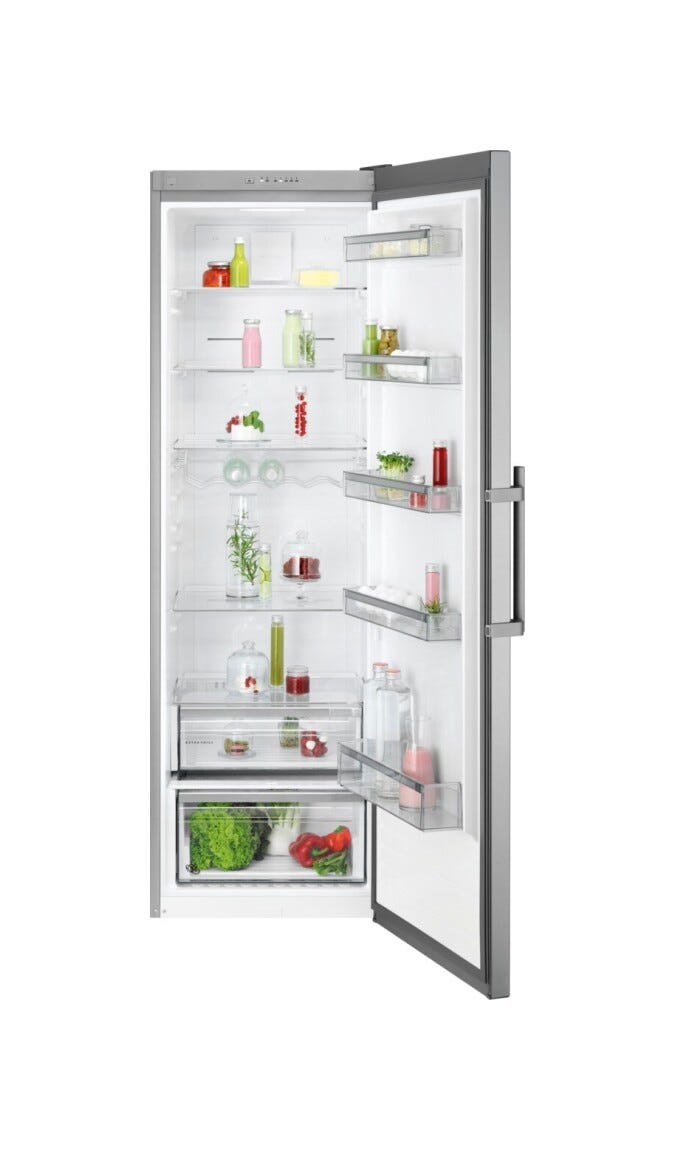 AEG ORK7M391EX Serie 7000 Frigorifero monoporta a libera installazione cm. 60 h. 186 - lt. 390 - inox antimpronta
